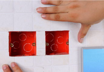 Loft裝修開關插座的安裝結構（開關插座套割工藝）