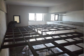 鋼結構搭建完成